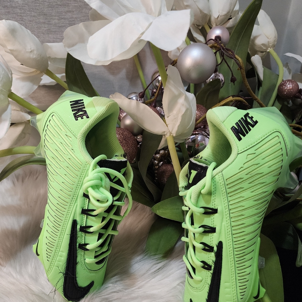 Nike Vapor Edge 360 VC Football Cleats Lime Blast Black FQ8764-300 Mens Size7.5